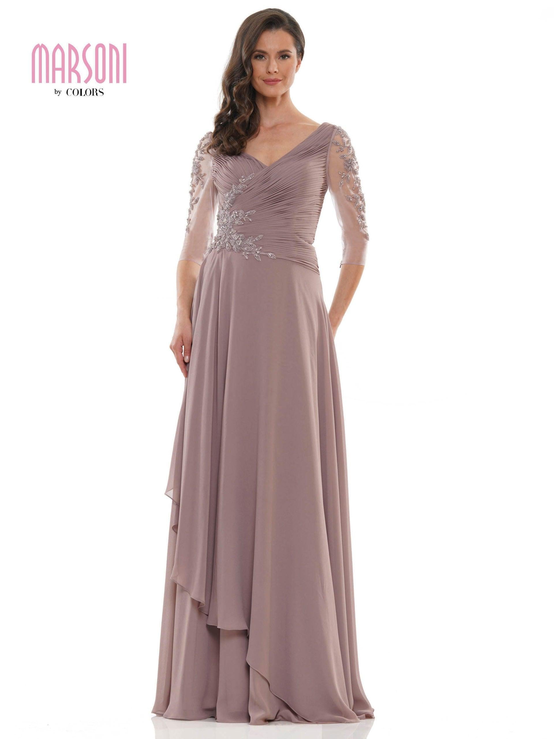 Marsoni Mother of the Bride Long Chiffon Dress 1135
