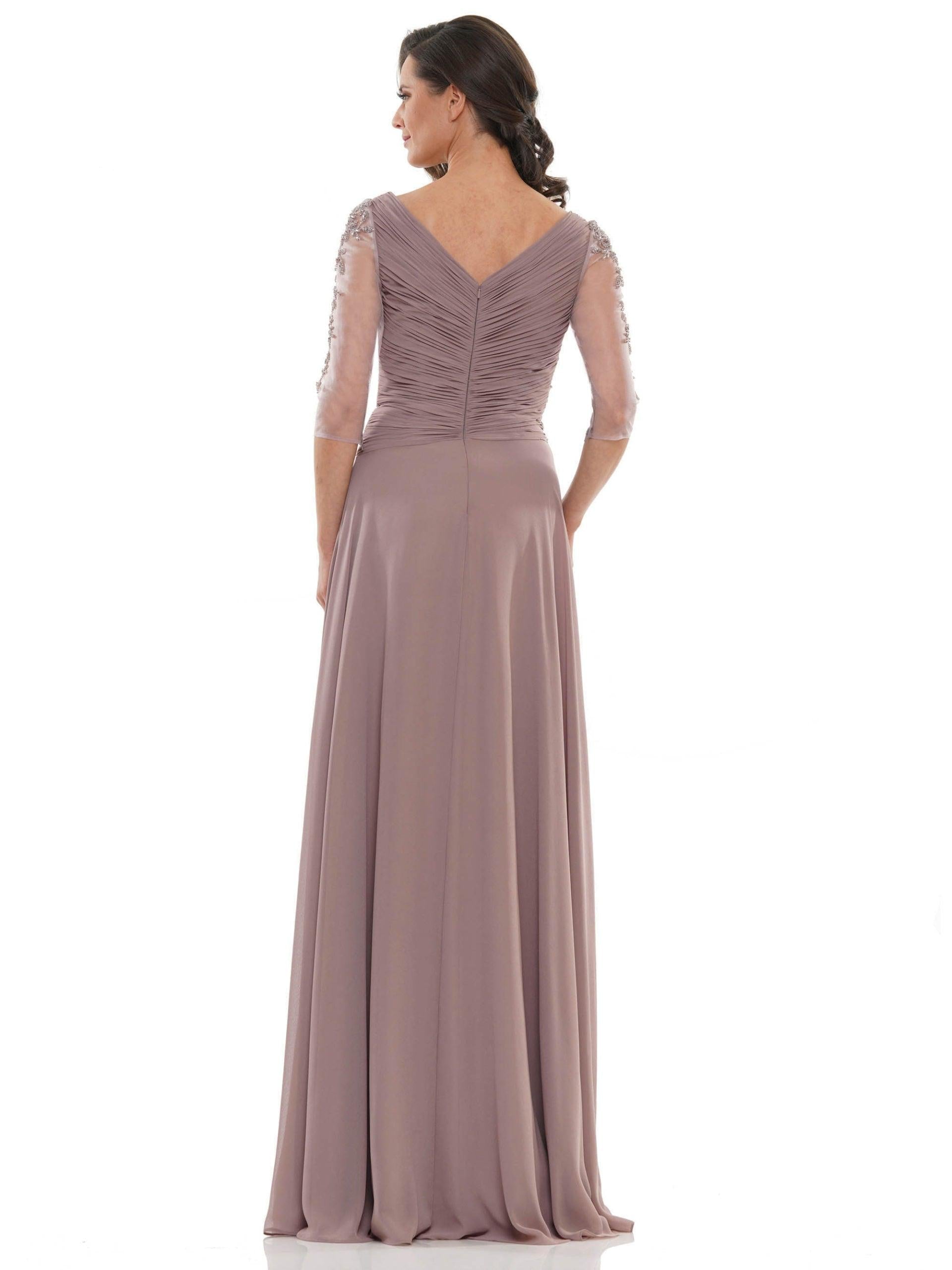 Marsoni Mother of the Bride Long Chiffon Dress 1135 - The Dress Outlet