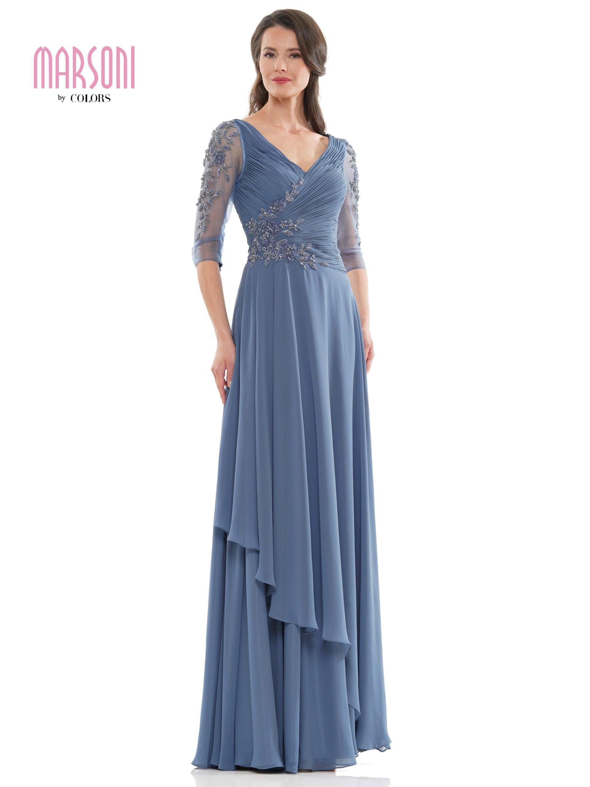 Marsoni Mother of the Bride Long Chiffon Dress 1135