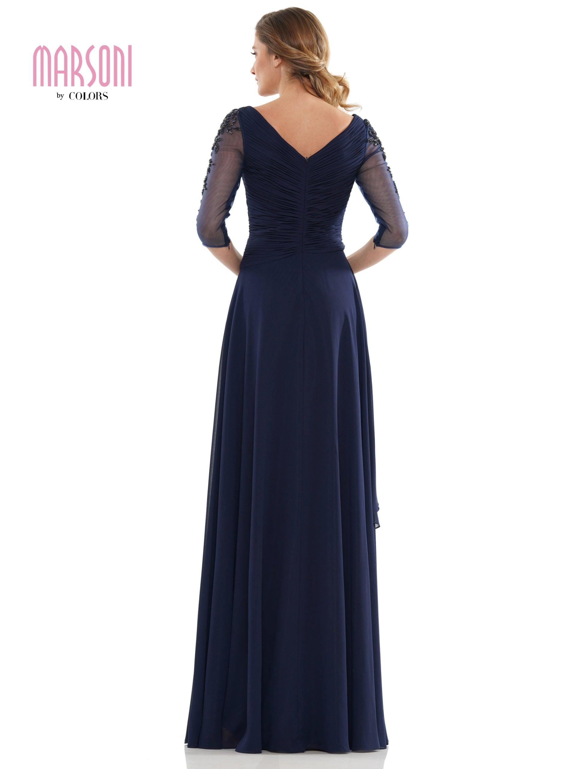 Marsoni Mother of the Bride Long Chiffon Dress 1135