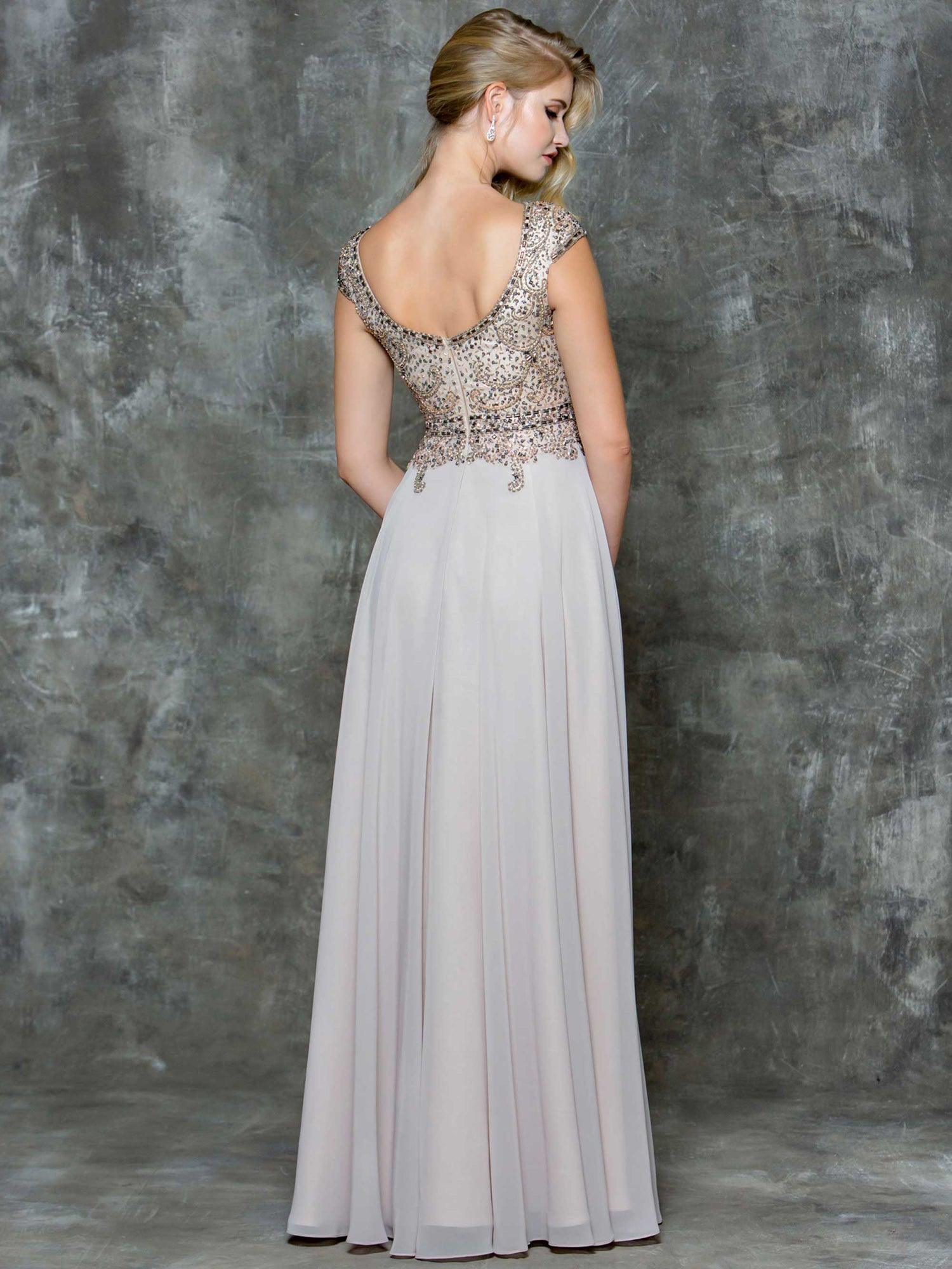 Marsoni Mother of the Bride Long Chiffon Dress 173 - The Dress Outlet
