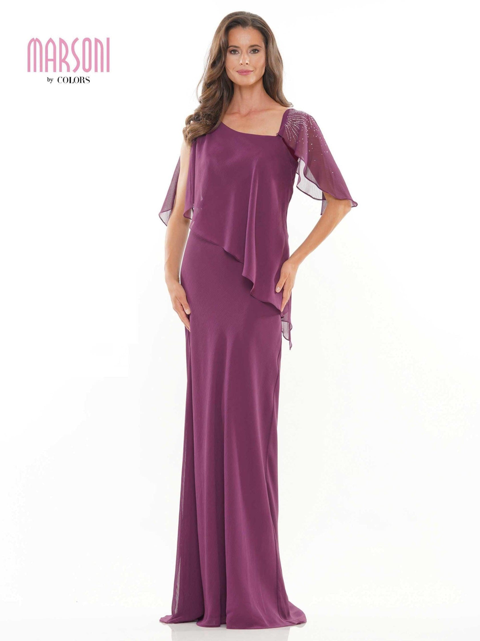 Mauve Marsoni Mother of the Bride Long Dress 313 for $284.0 – The Dress ...