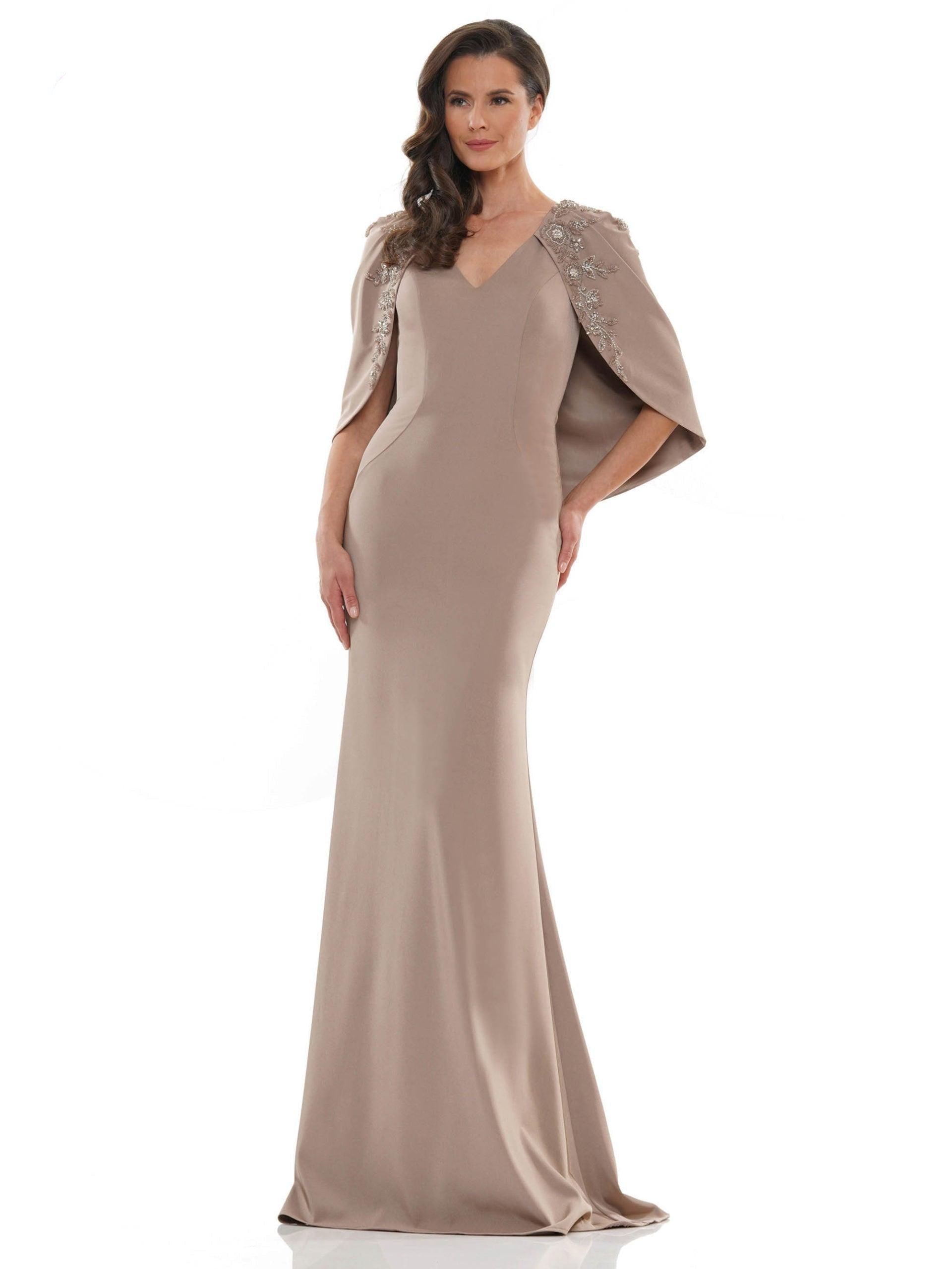 Taupe Marsoni Mother of the Bride Long Formal Dress 1132 for $549.99 ...