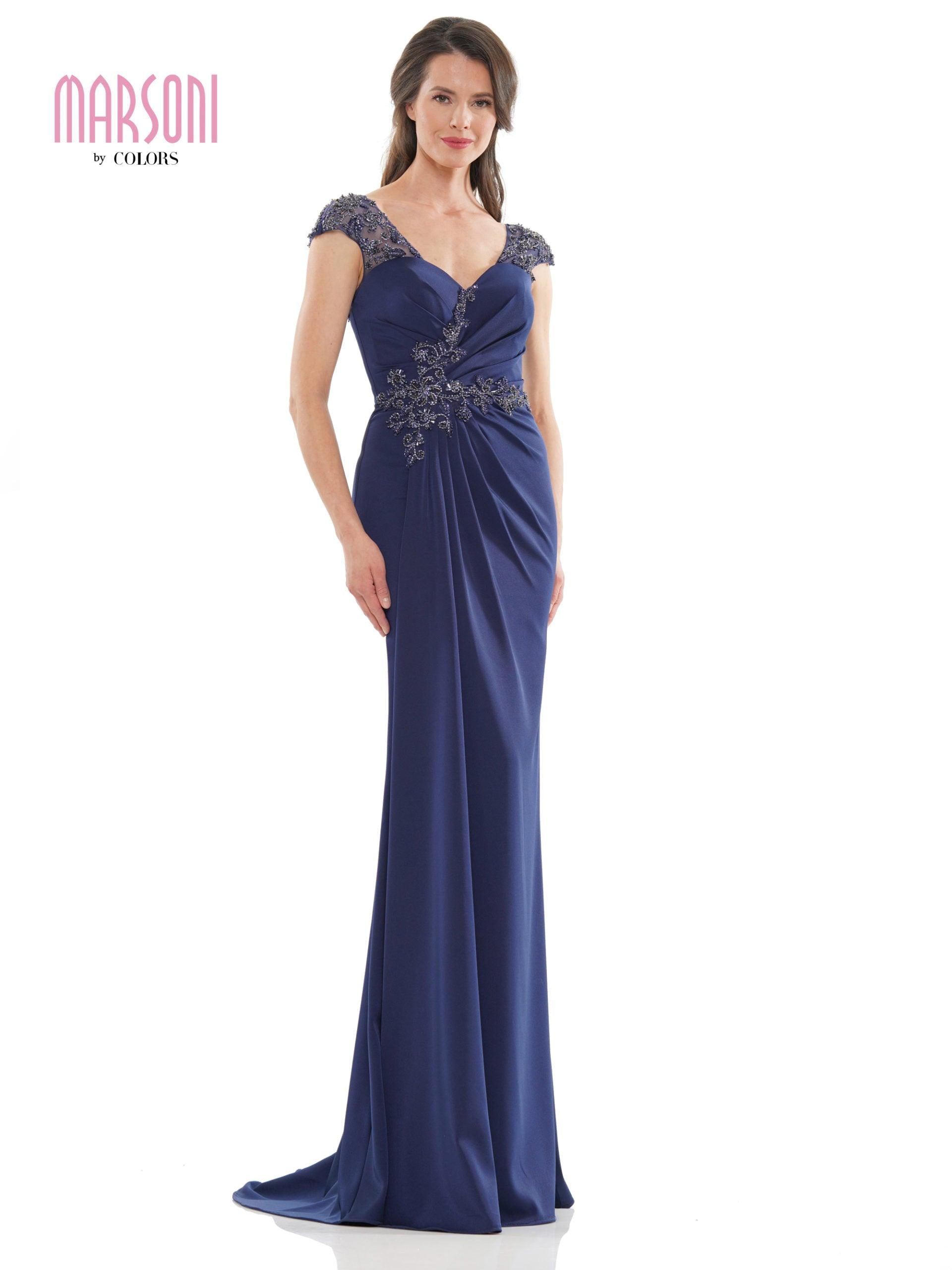 Marsoni Mother of the Bride Long Formal Dress 1133 - The Dress Outlet