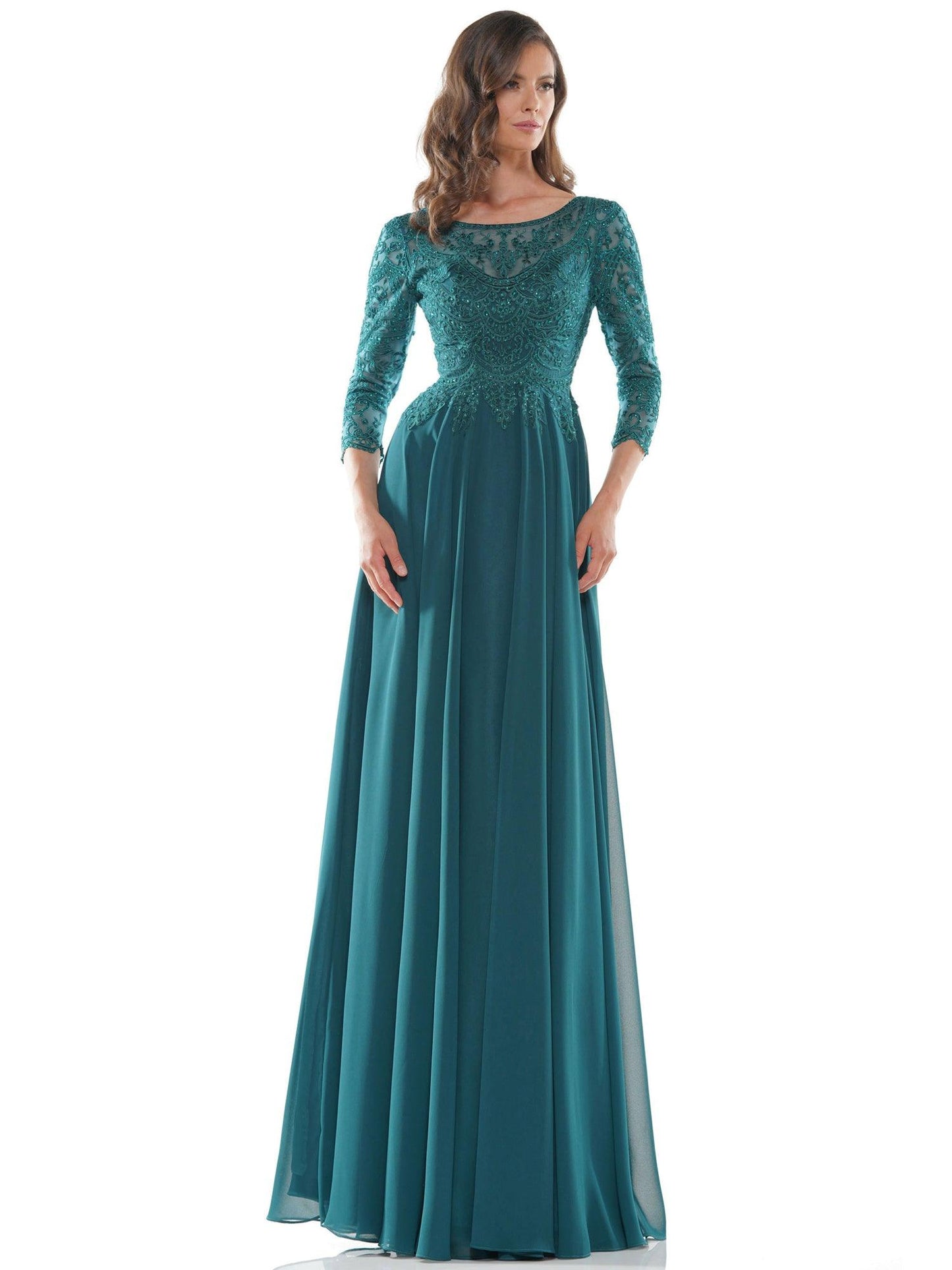 Marsoni Mother of the Bride Long Formal Dress 238SL - The Dress Outlet