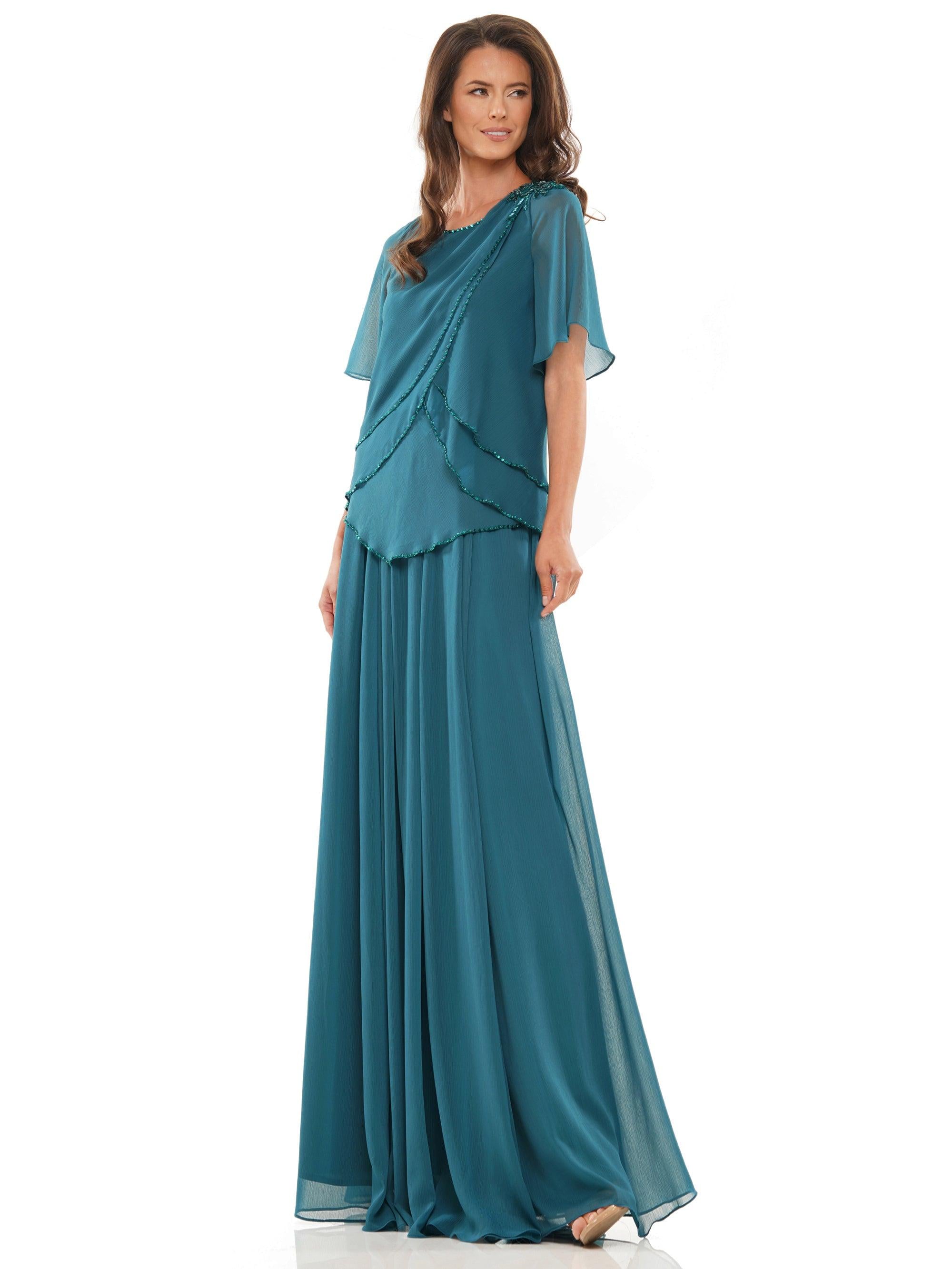 Marsoni Mother of the Bride Long Formal Gown M322 - The Dress Outlet