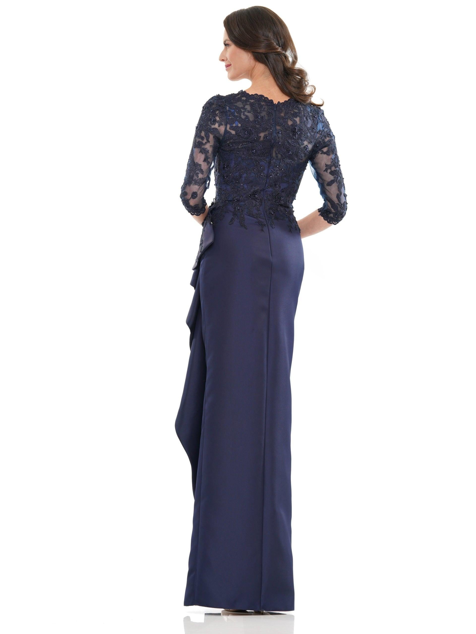 Marsoni Mother of the Bride Long Lace Dress 1134 - The Dress Outlet