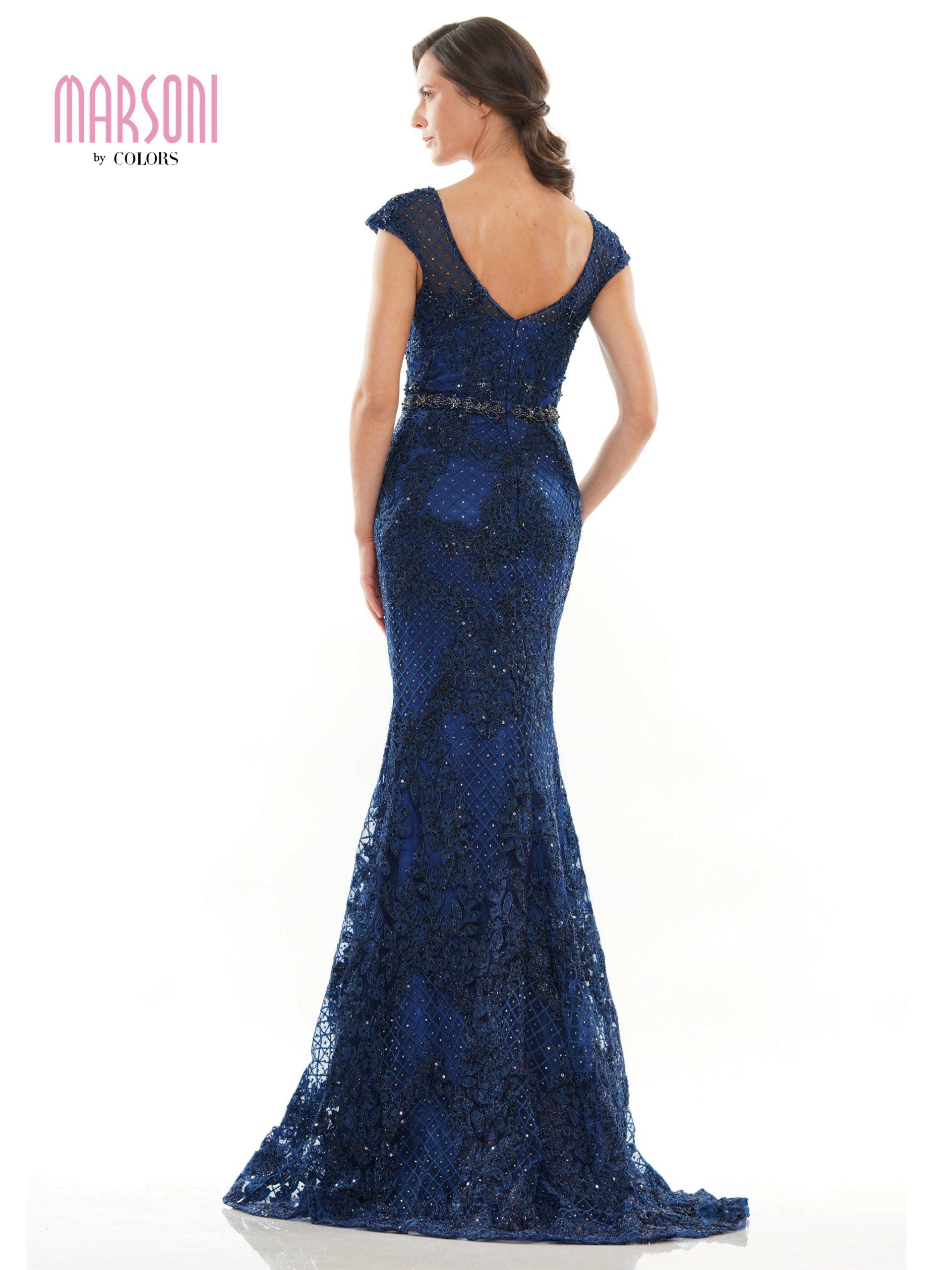 Marsoni Mother of the Bride Long Lace Gown 1120