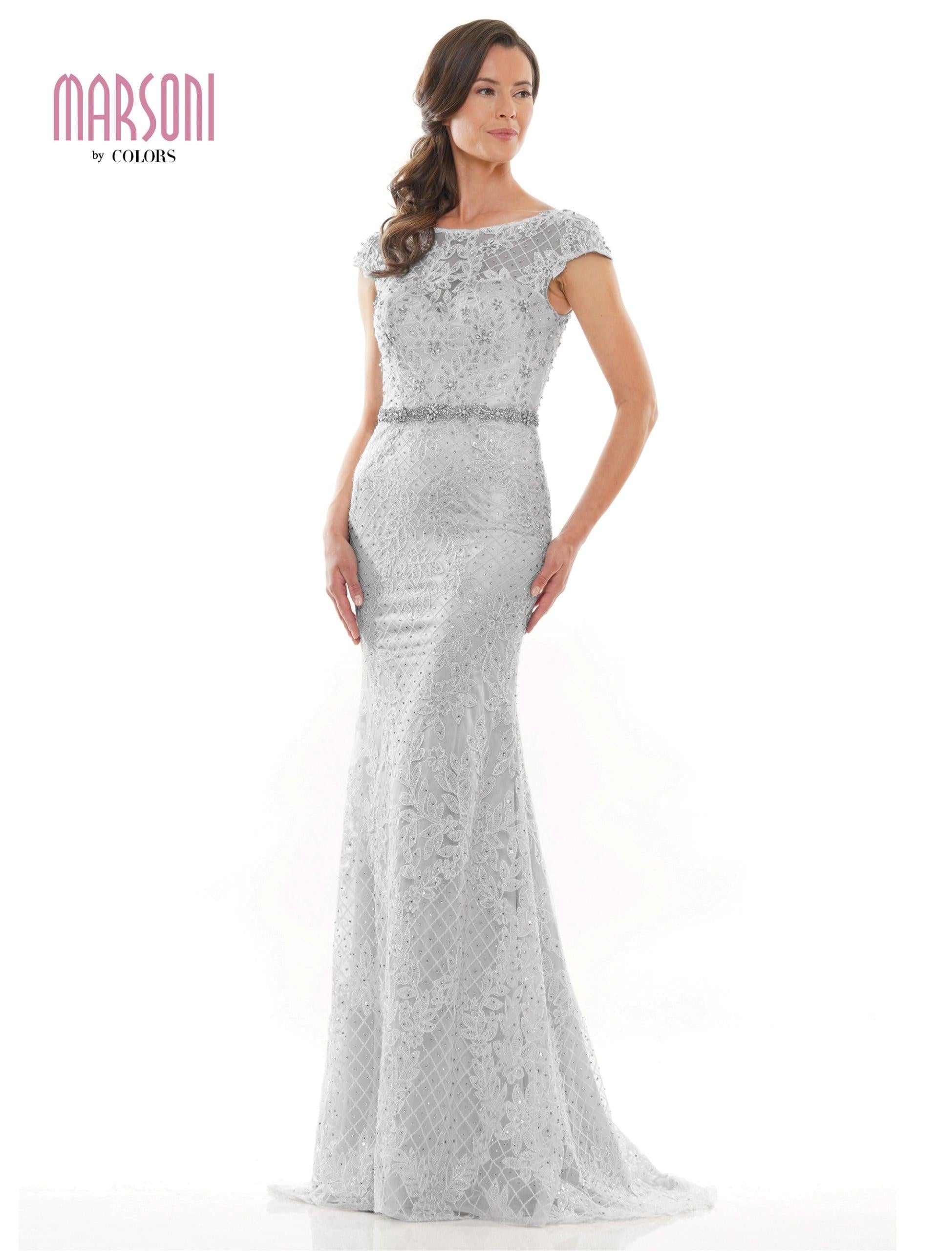 Marsoni Mother of the Bride Long Lace Gown 1120
