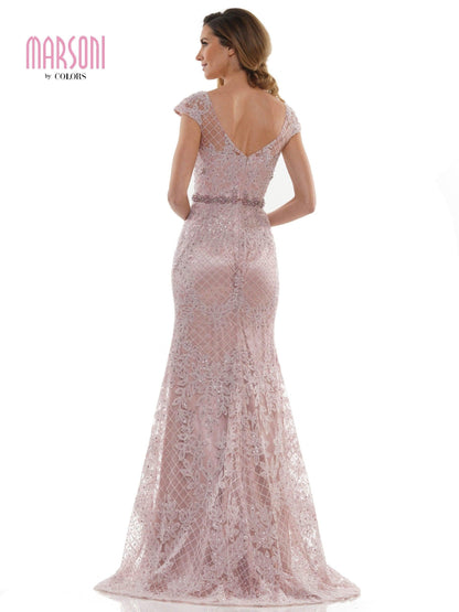 Marsoni Mother of the Bride Long Lace Gown 1120 - The Dress Outlet