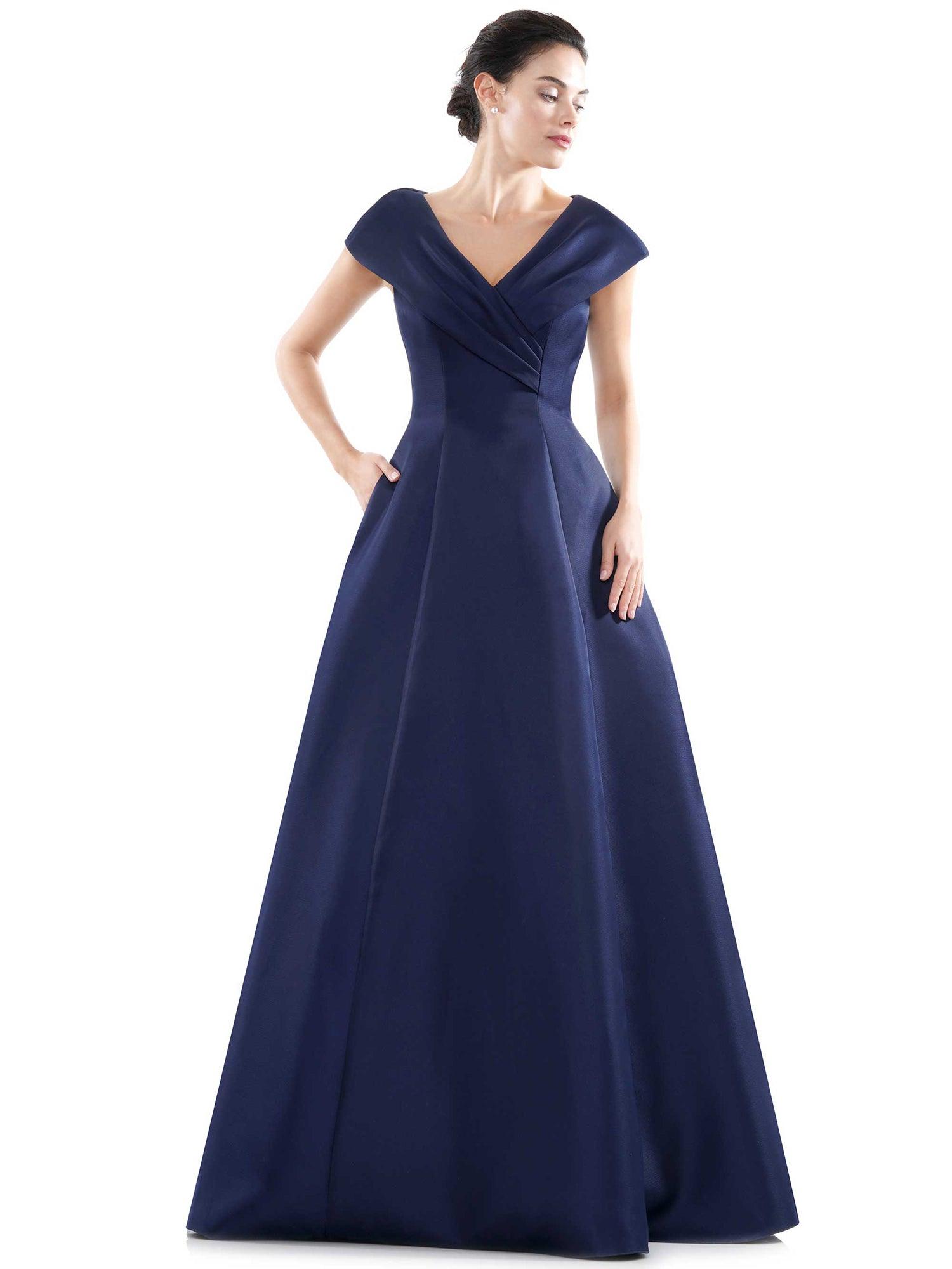 Marsoni Mother of the Bride Long Satin Gown 1085 - The Dress Outlet