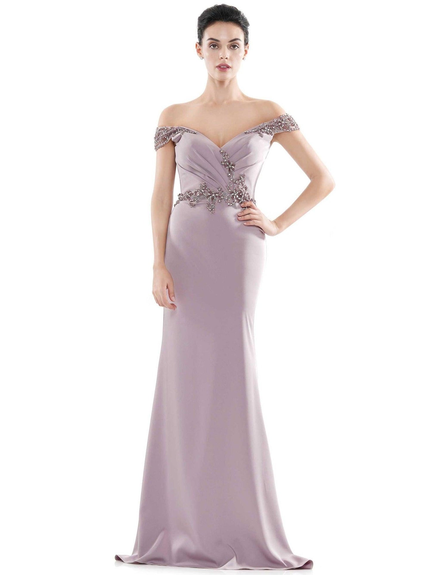 Marsoni Mother of the Bride Pleated Long Gown 1101 - The Dress Outlet