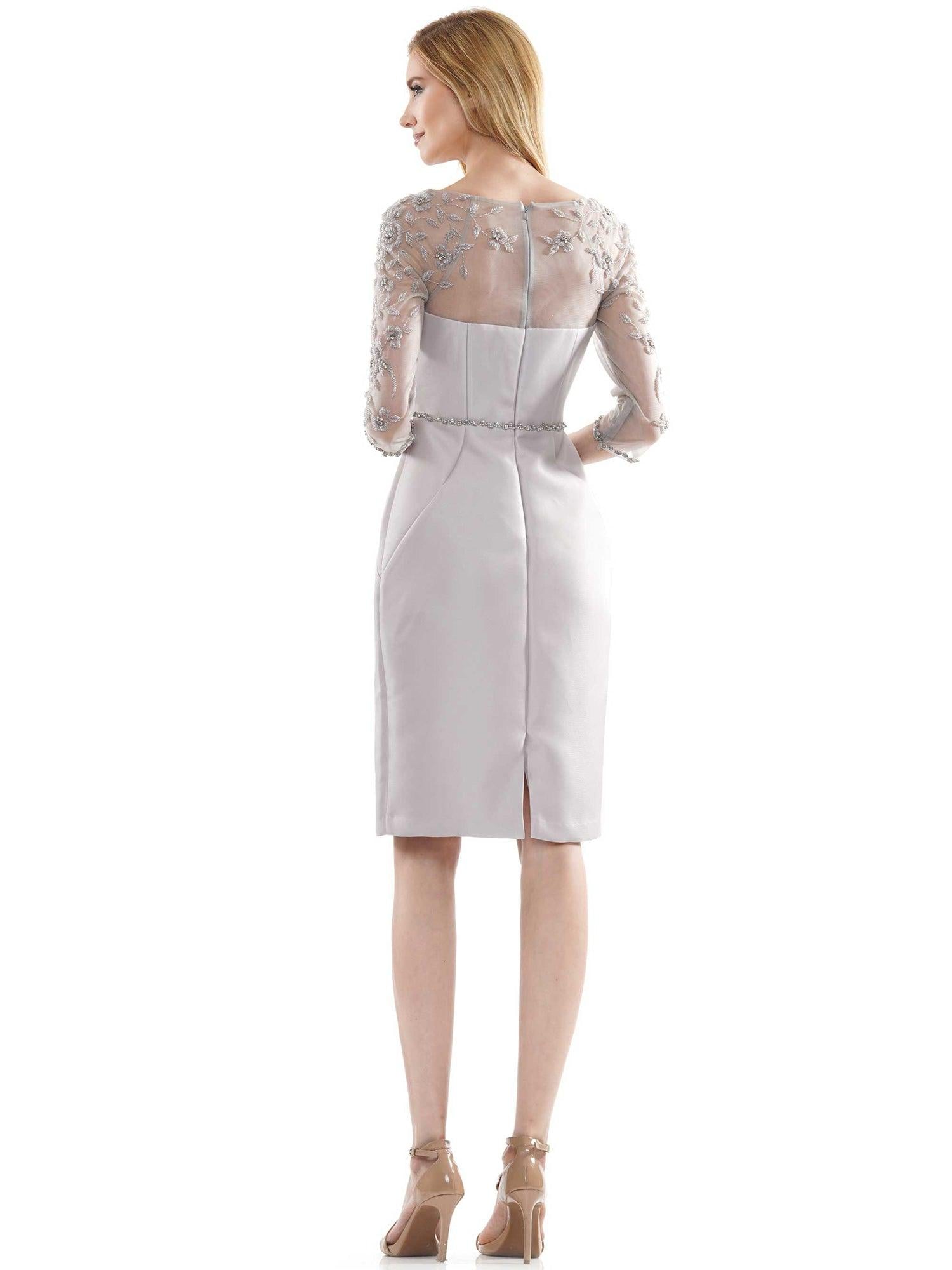 Marsoni Mother of the Bride Satin Short Dress 1061