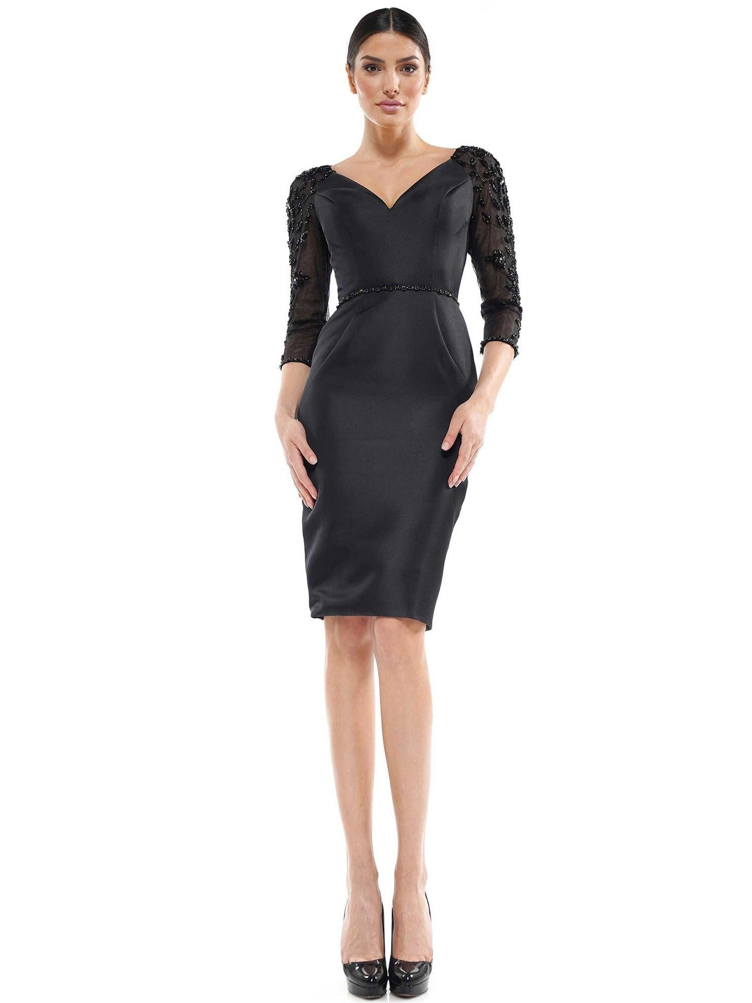Marsoni Mother of the Bride Satin Short Dress 1061
