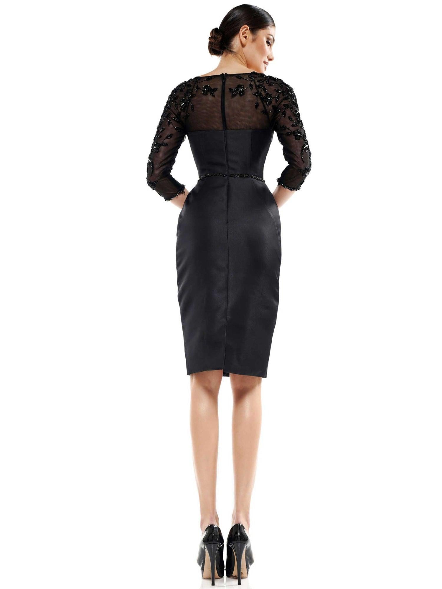 Marsoni Mother of the Bride Satin Short Dress 1061