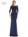Marsoni Peplum Mother of the Bride Long Gown 1124 - The Dress Outlet