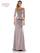 Marsoni Peplum Mother of the Bride Long Gown 1124 - The Dress Outlet