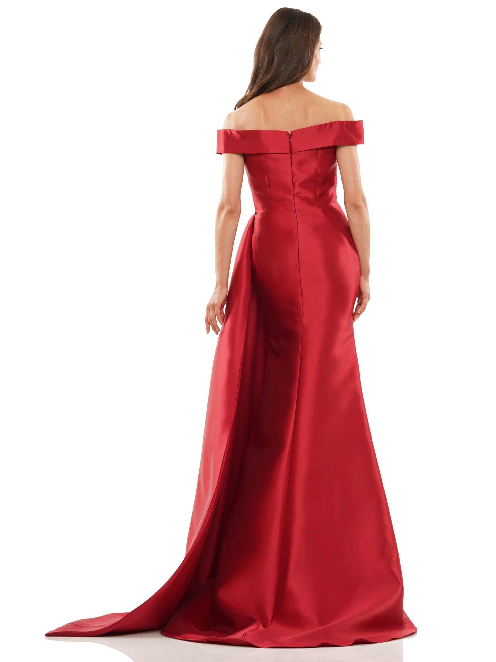 Marsoni Prom Long Off Shoulder Formal Dress 1215 - The Dress Outlet