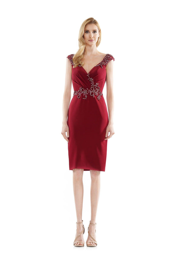 Marsoni Short Mother of the Bride Beaded Dress 1107