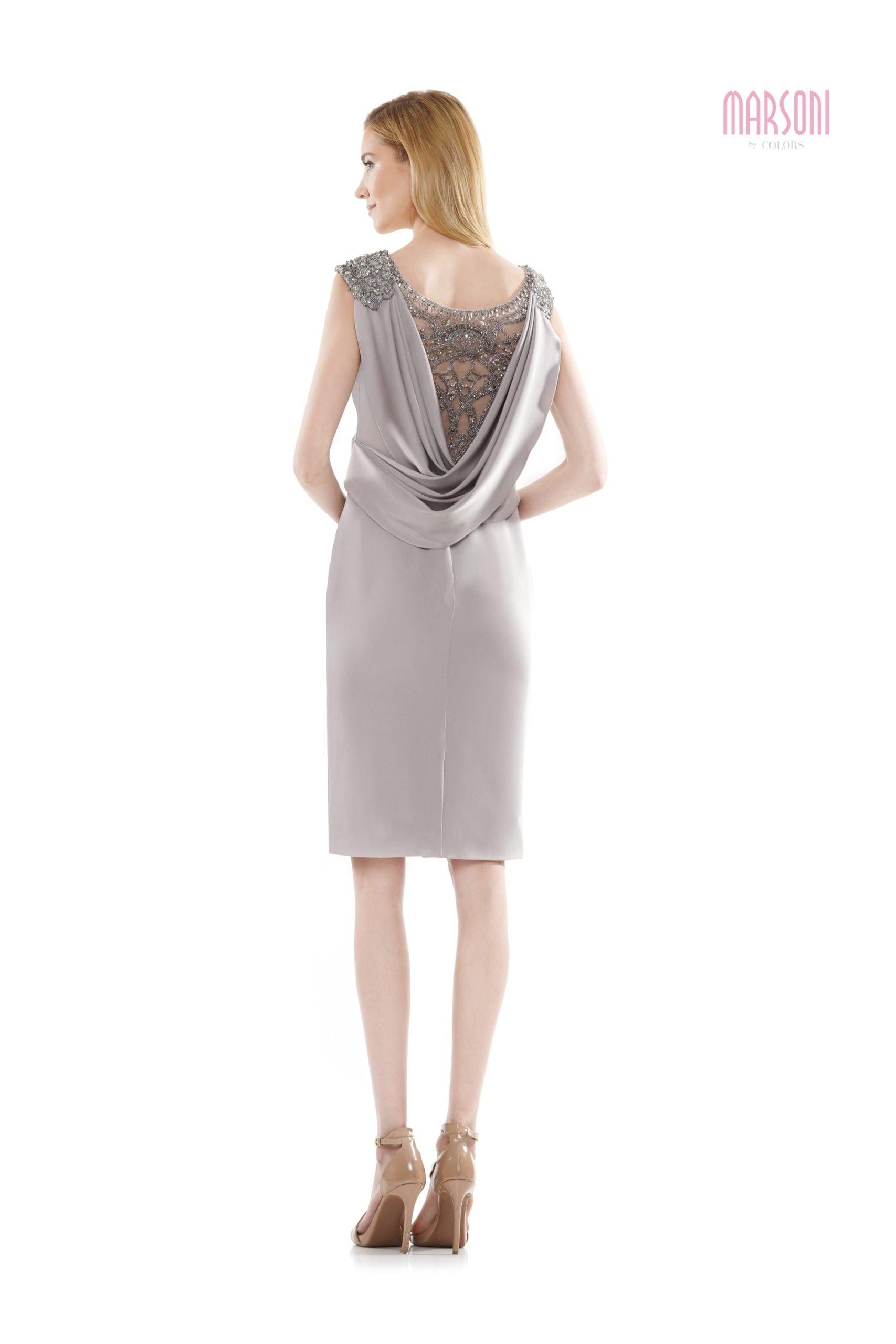 Marsoni Short Mother of the Bride Beaded Dress 1109
