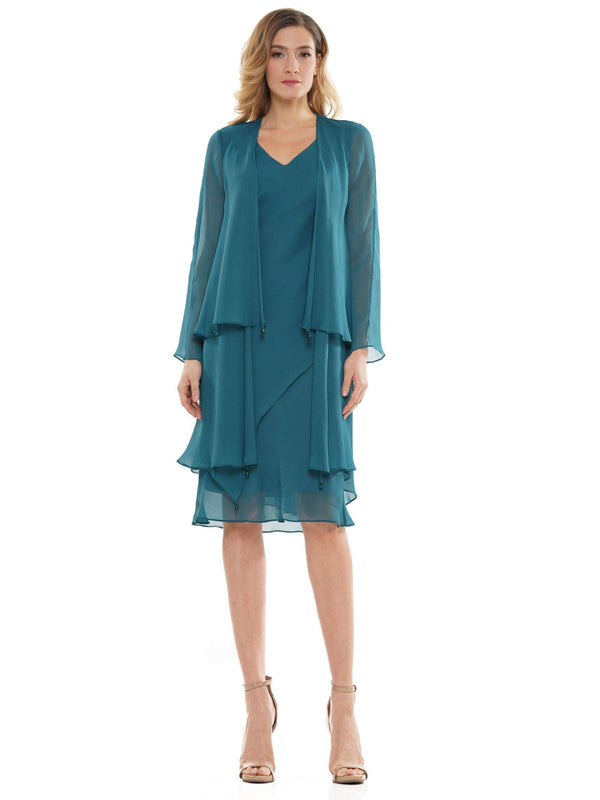 Marsoni Short Mother of the Bride Chiffon Dress 307