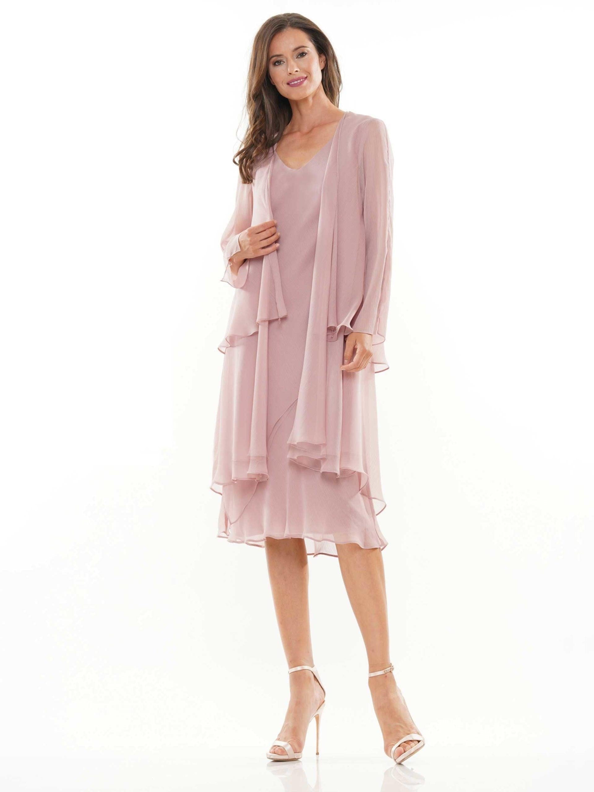 Marsoni Short Mother of the Bride Chiffon Dress 307 - The Dress Outlet