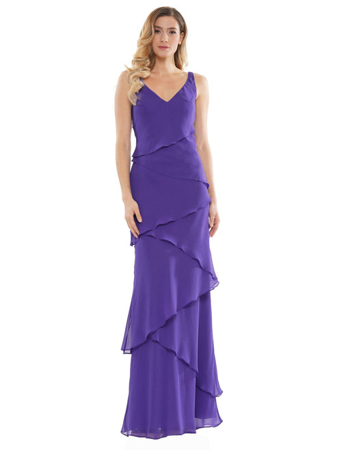 Marsoni Two Piece Ruffle Long Lace Dress 309 main image 0