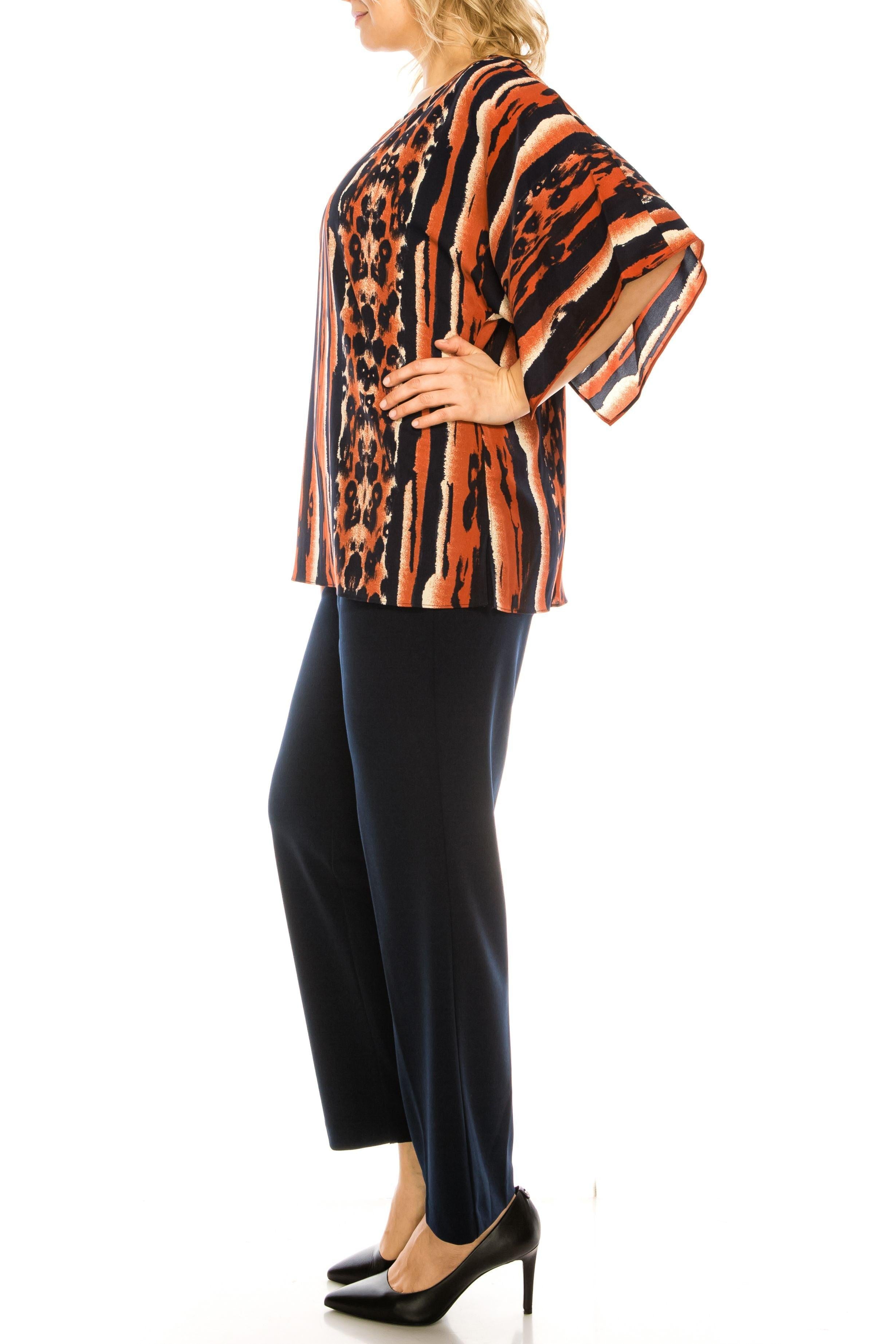 Maya Brooke Formal Two Piece Printed Pant Suit 28810 for 91.99