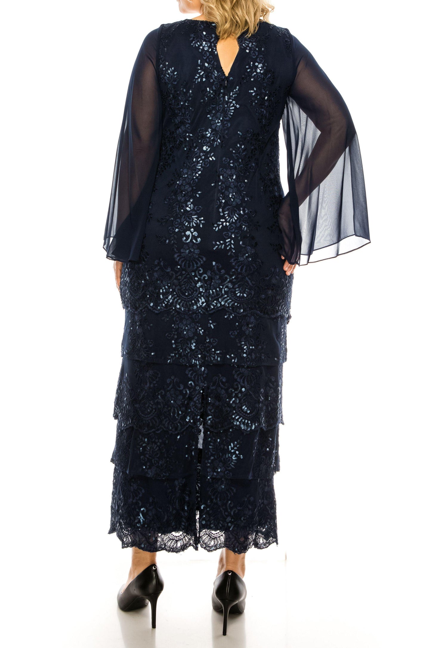Maya Brooke Long Formal Evening Dress 28407MV - The Dress Outlet