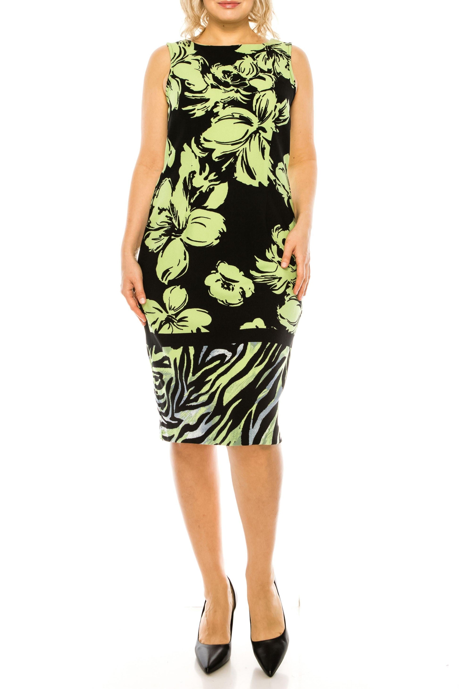 Maya Brooke Short Two Piece Print Jacket Dress 28595
