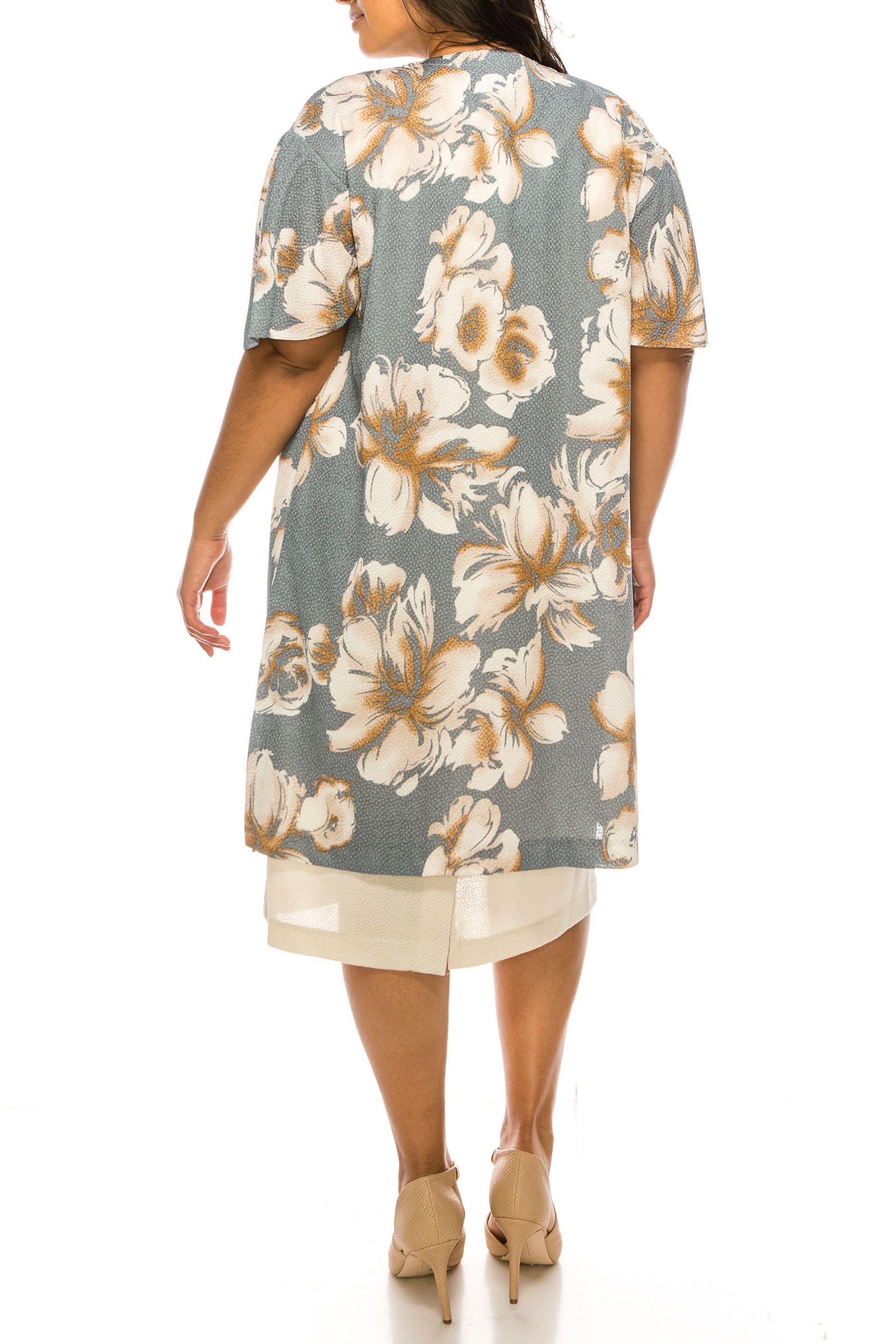 Maya Brooke Short Two Piece Set Jacket Dress 29362