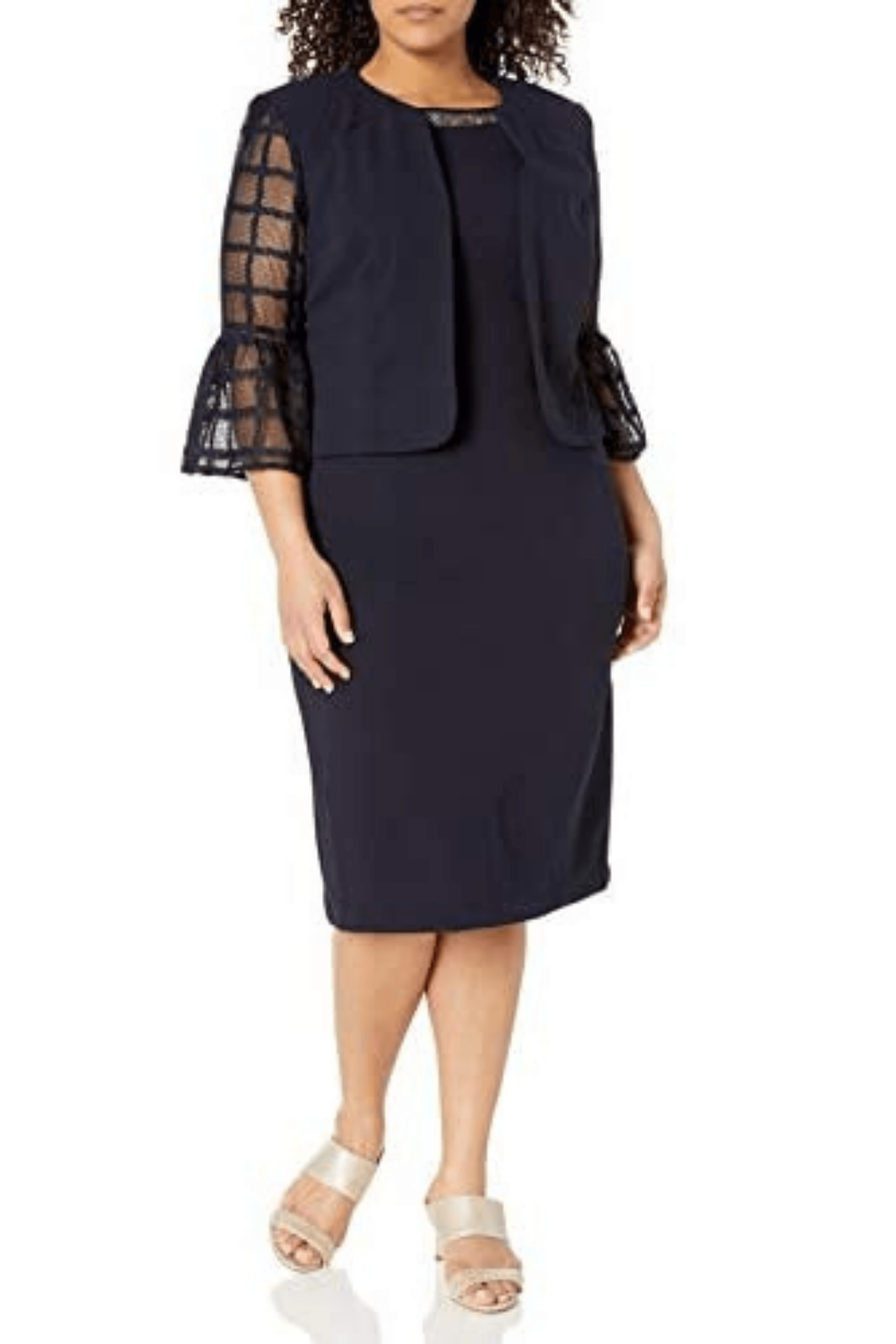 Maya Brooke Two Piece Short Bell Jacket Dress 26489 - The Dress Outlet