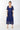 Cocktail Dresses Short Sleeve Square Neck Lace Maxi Dress Blue