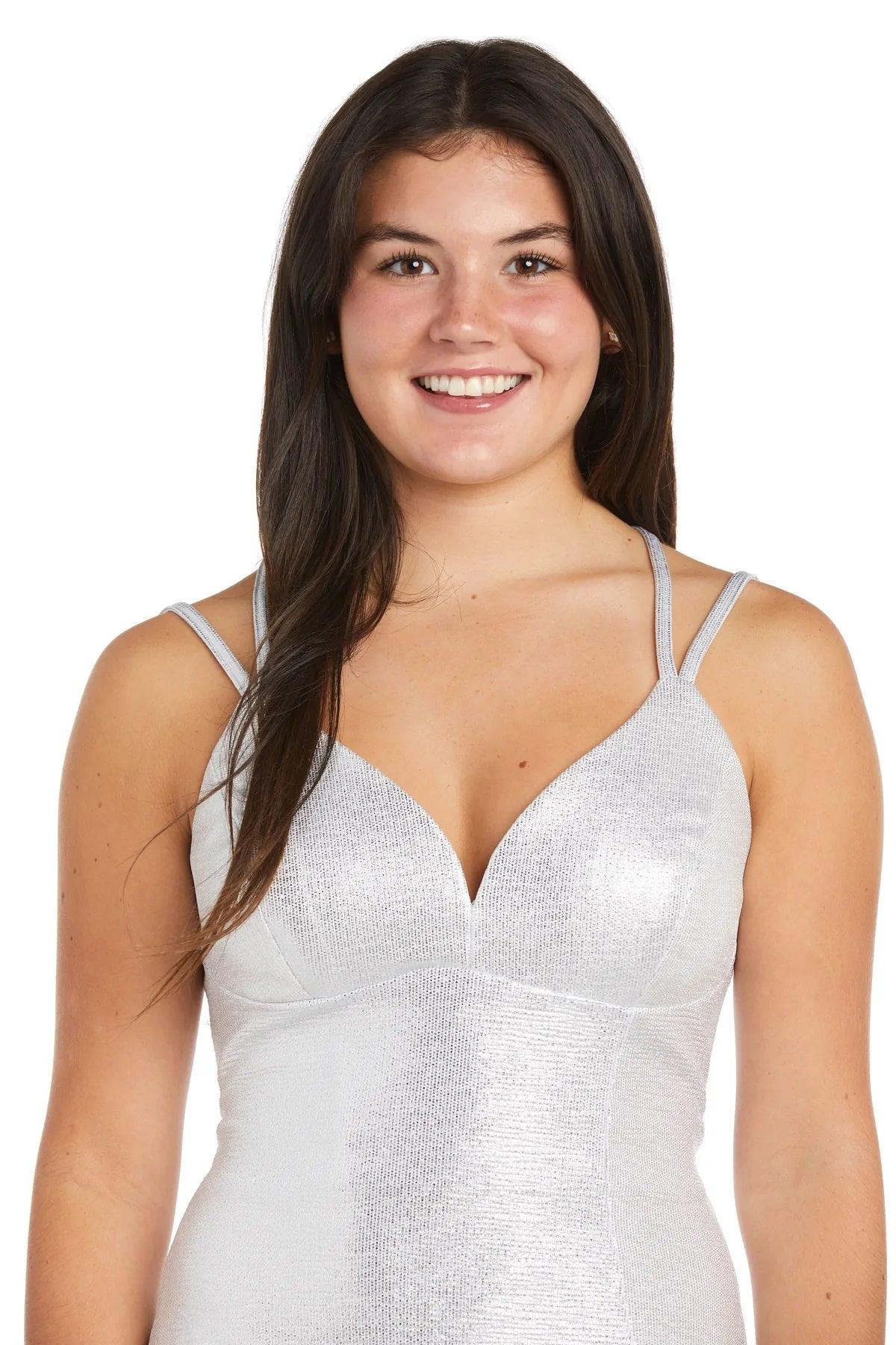 White Silver Morgan Co 13037 Homecoming Short Prom Dress For 78 99 White silver morgan co 13037 homecoming short prom dress for 78 99