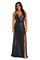Morgan & Co Long Fitted Formal Prom Gown 12935 - The Dress Outlet