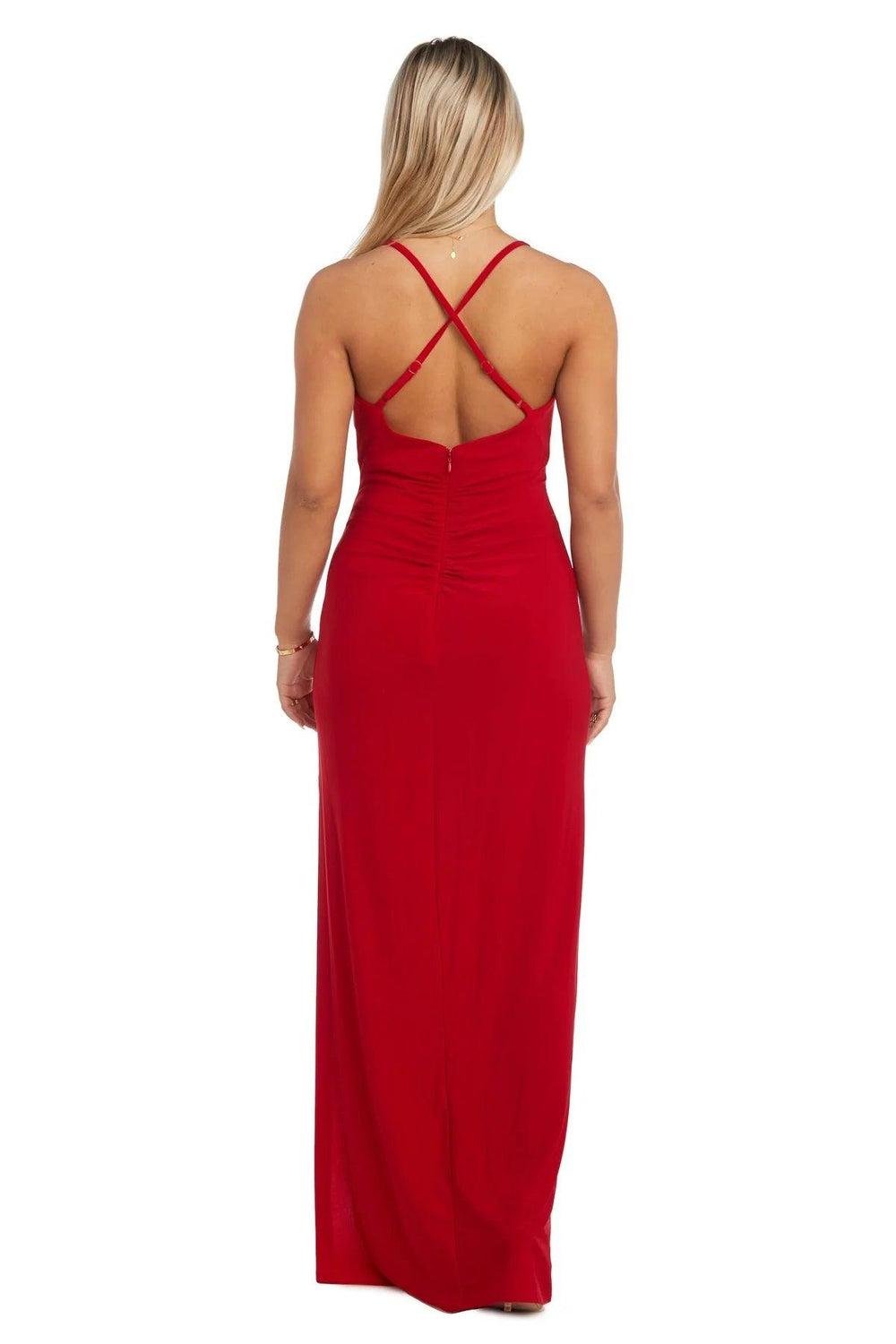 Morgan & Co Long Formal Fitted Prom Dress 13019 - The Dress Outlet