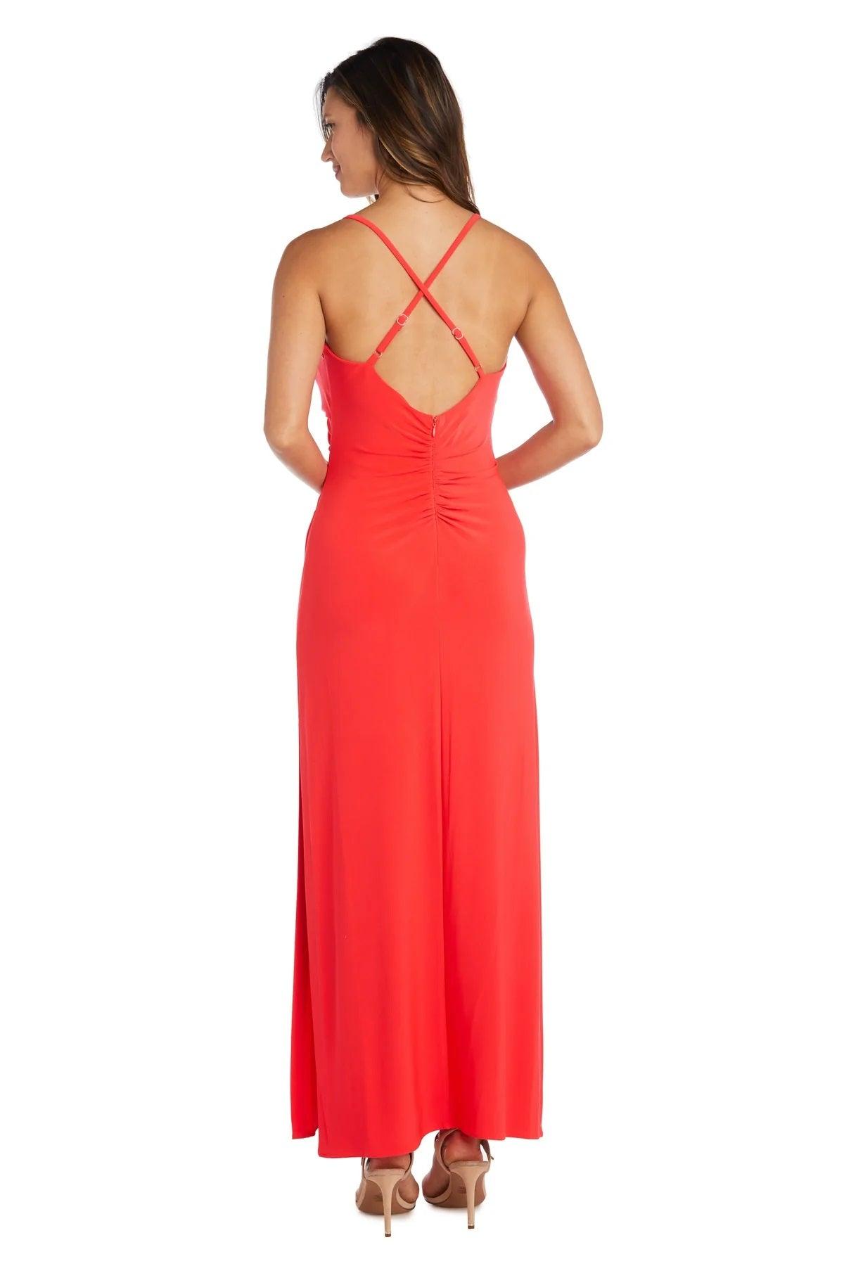 Morgan & Co Long Formal Fitted Prom Dress 13019 - The Dress Outlet