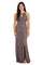 Morgan & Co Long Halter Formal Prom Dress 12346 - The Dress Outlet
