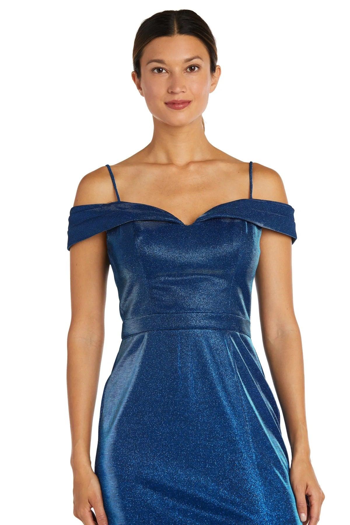 Peacock Morgan & Co 12786 Long Off Shoulder Prom Dress for $78.99 – The ...