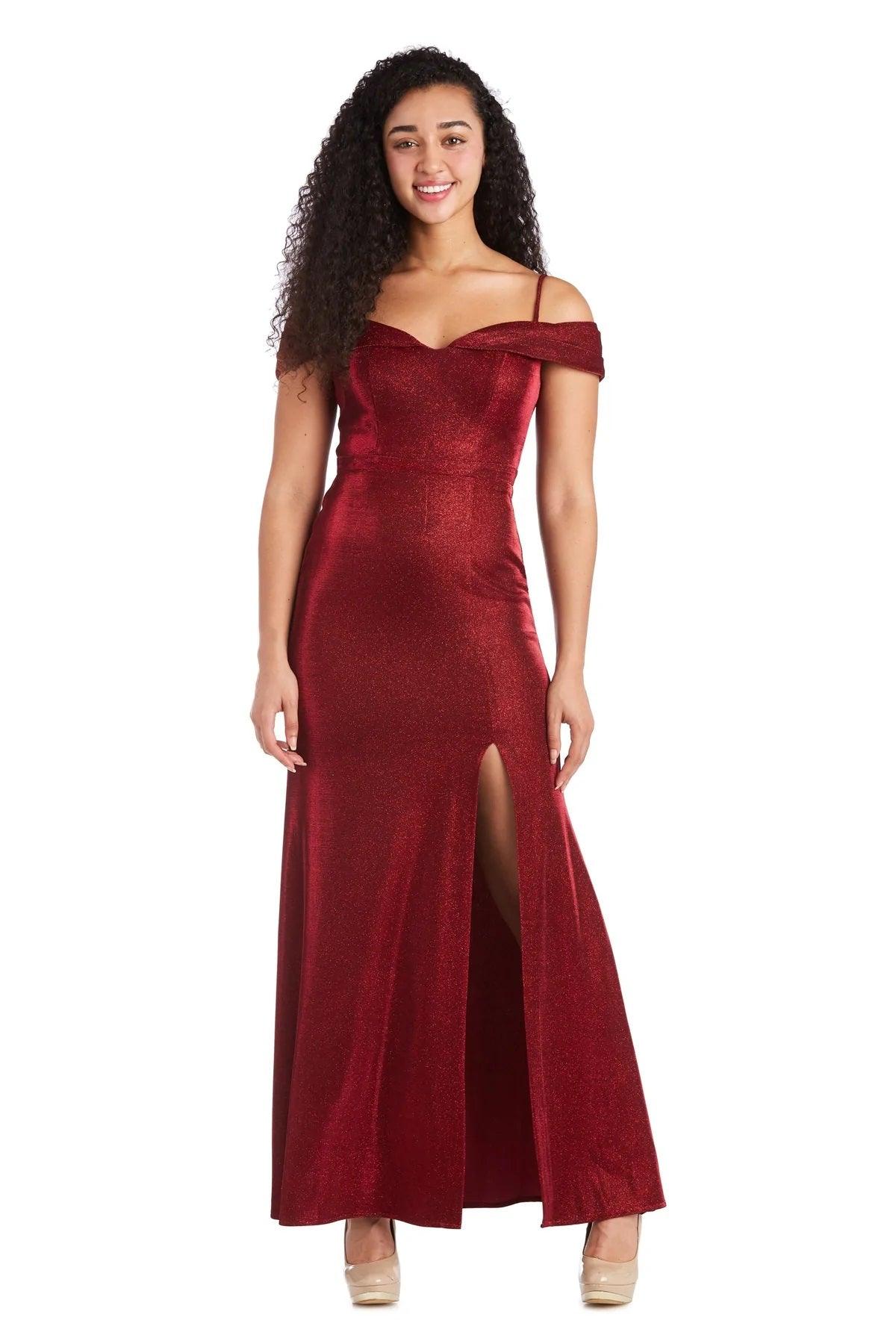 Peacock Morgan & Co 12786 Long Off Shoulder Prom Dress for $78.99 – The ...