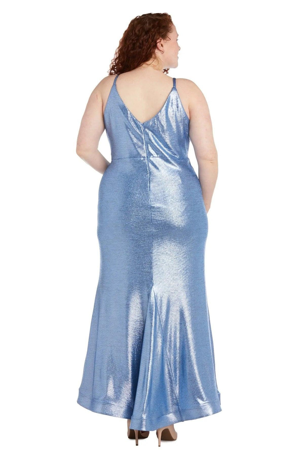 Morgan & Co Long Plus Size Formal Prom Dress 22122W - The Dress Outlet