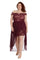 Morgan & Co Plus Size High Low Dress 12671WM - The Dress Outlet