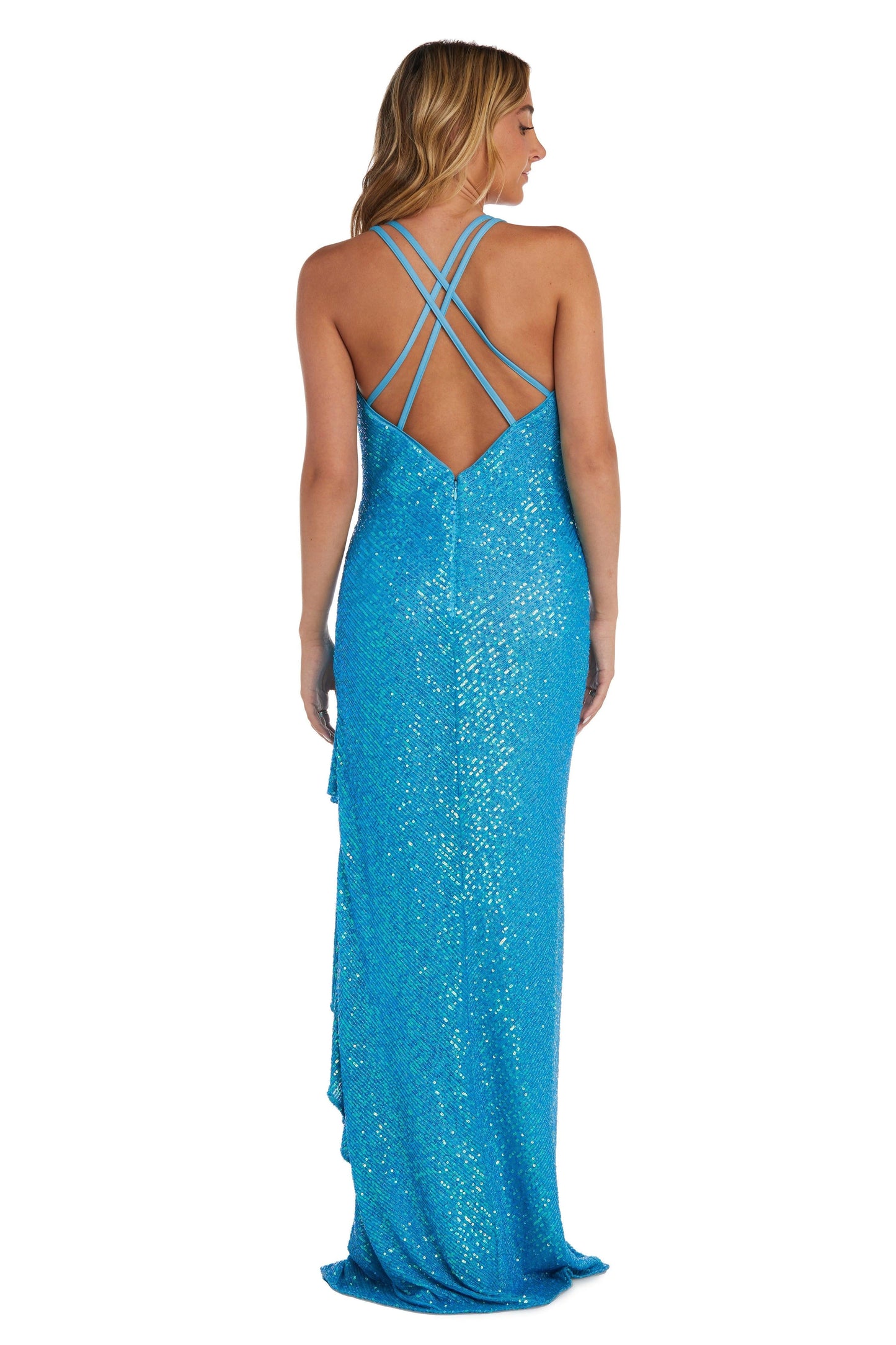 Morgan & Co Prom High Low Formal Dress 13029 - The Dress Outlet