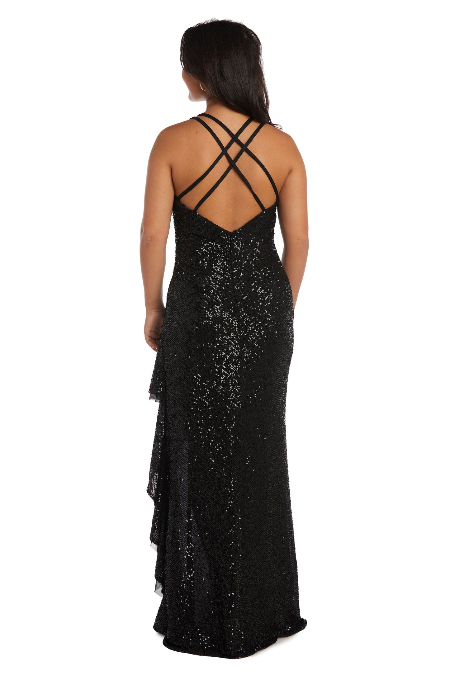 Morgan & Co Prom High Low Formal Dress 13029 - The Dress Outlet