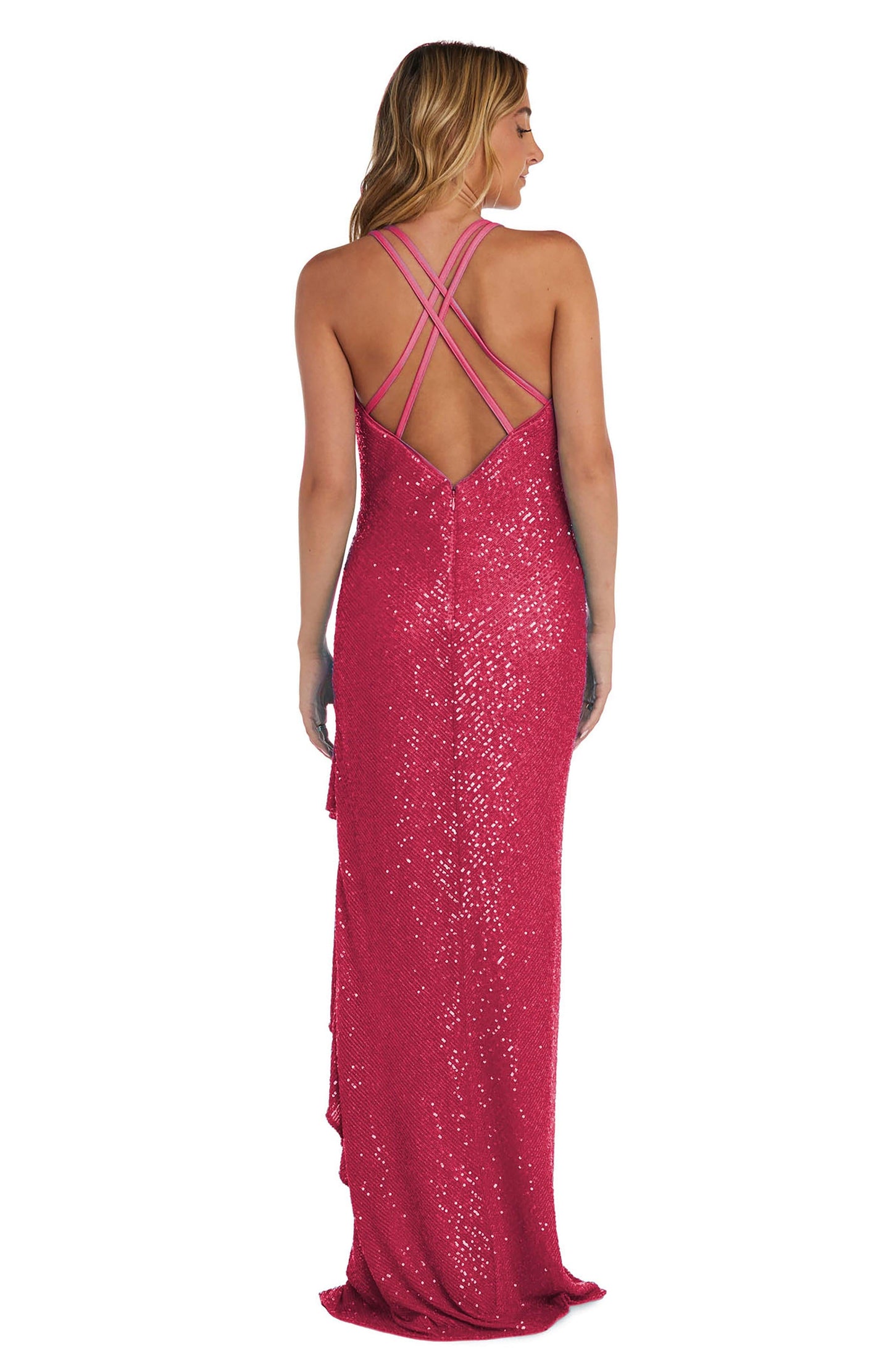 Morgan & Co Prom High Low Formal Dress 13029 - The Dress Outlet