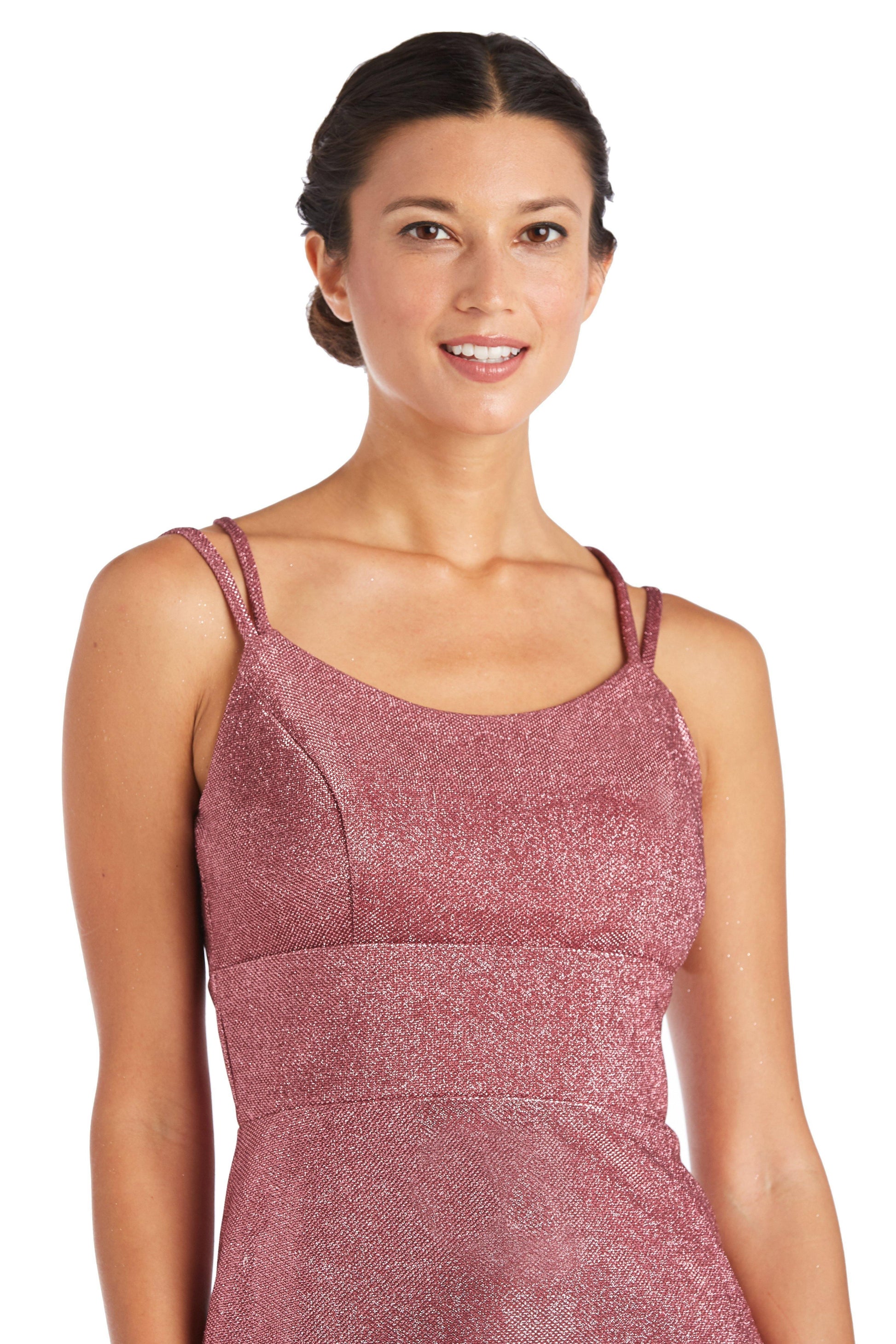 Morgan & Co 12850 Short Cocktail Spaghetti Dress Sale