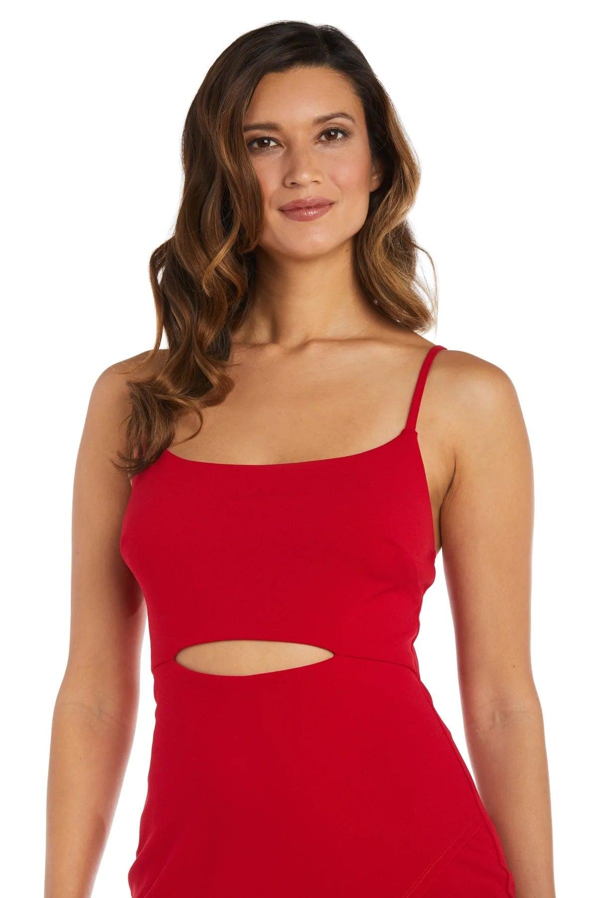 Morgan & Co Short Fitted Cocktail Prom Dress 12977 - The Dress Outlet