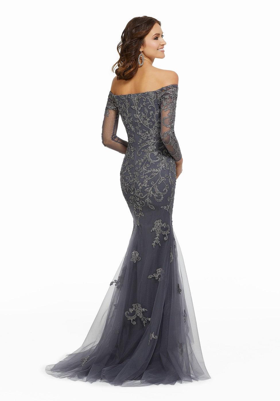 MGNY Madeline Gardner New York 72015 Long Formal Evening Dress