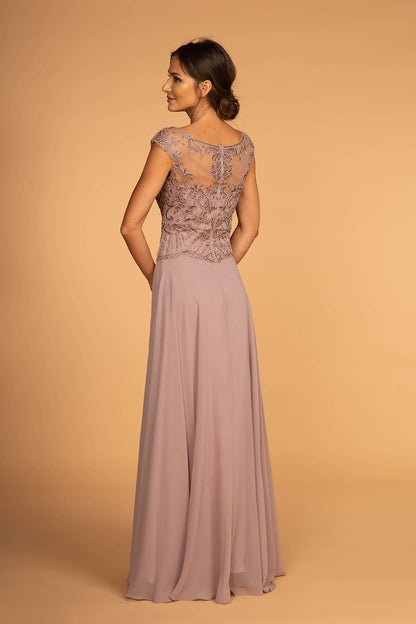 Mother of the Bride Chiffon Long Dress Prom Sale - The Dress Outlet