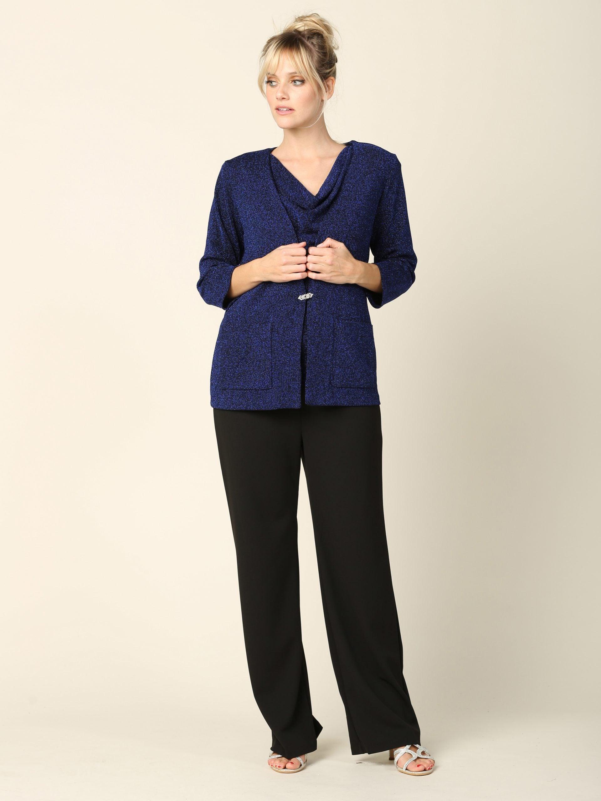 Mother of the Bride Formal Jacket Pant Suit